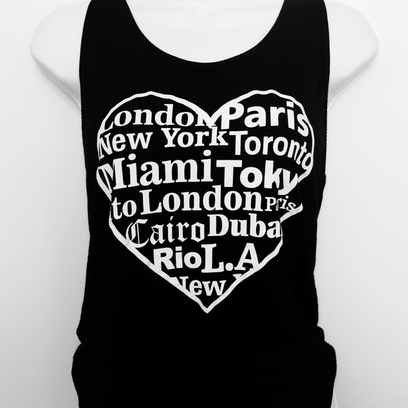 American Apparel x Millionera One Love Unisex Graphic Tank Top - Picture 5 of 8